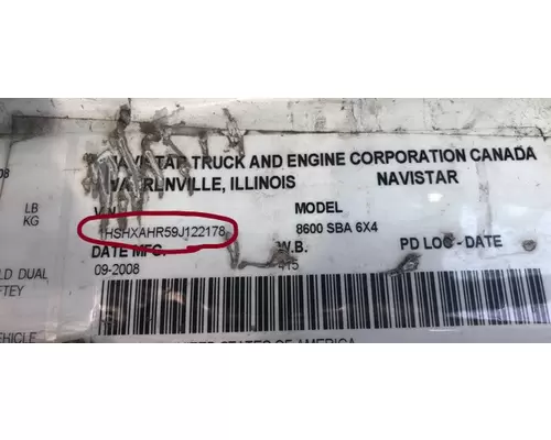 INTERNATIONAL 8600 Vehicle For Sale