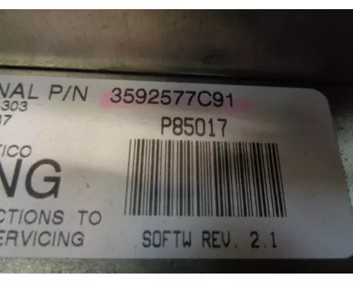 INTERNATIONAL 9200/9400_3592577C91 Instrument Cluster