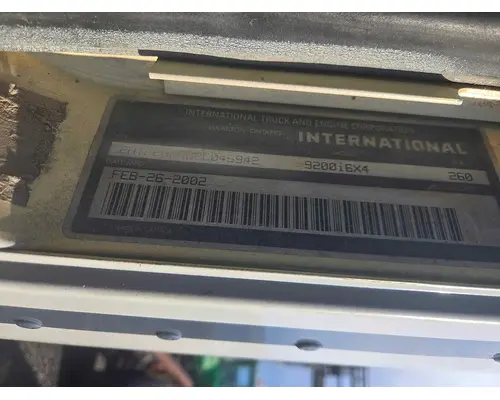 INTERNATIONAL 9200I Complete Vehicle
