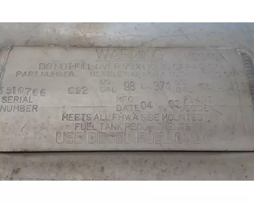 INTERNATIONAL 9200I Fuel Tank