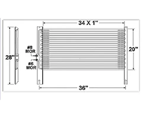 INTERNATIONAL 9200 AIR CONDITIONER CONDENSER