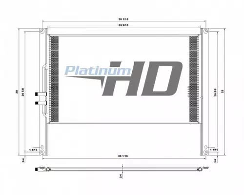 INTERNATIONAL 9200 AIR CONDITIONER CONDENSER