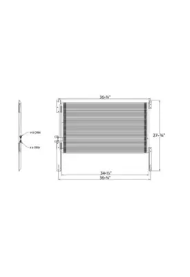 INTERNATIONAL 9200 Air Conditioner Condenser