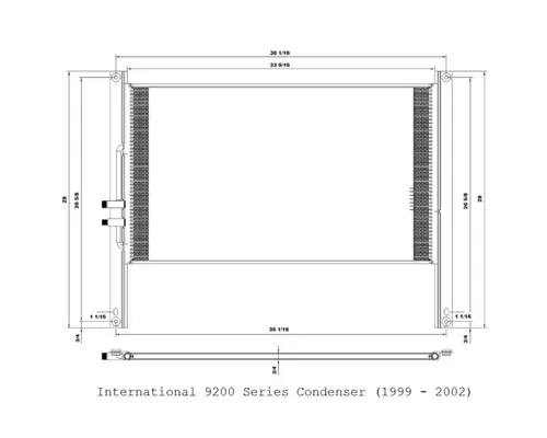 INTERNATIONAL 9200 Air Conditioner Condenser