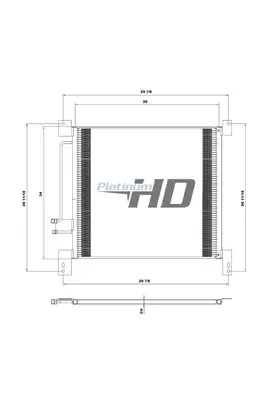 INTERNATIONAL 9200 Air Conditioner Condenser