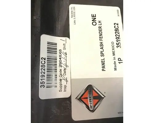 INTERNATIONAL 9200 Inner Fender