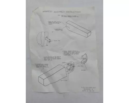 INTERNATIONAL 9200 Interior Parts, Misc.