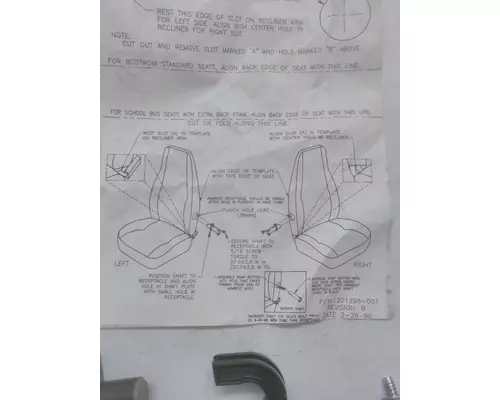 INTERNATIONAL 9200 Interior Parts, Misc.