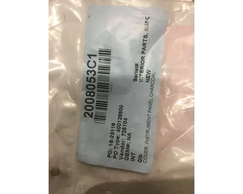 INTERNATIONAL 9200 Interior Parts, Misc.