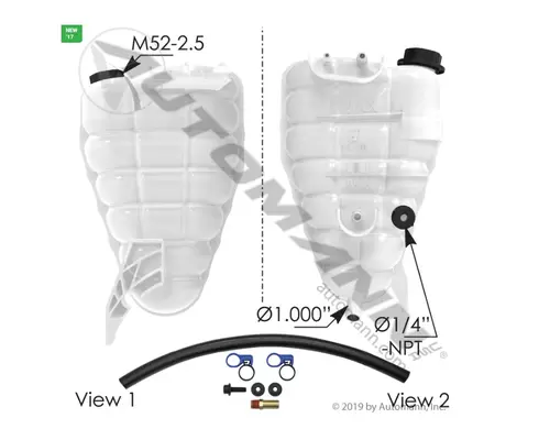INTERNATIONAL 9200 RADIATOR OVERFLOW TANK