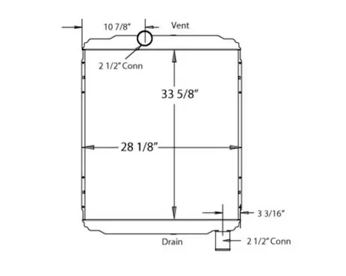 INTERNATIONAL 9200i/9400i Radiator