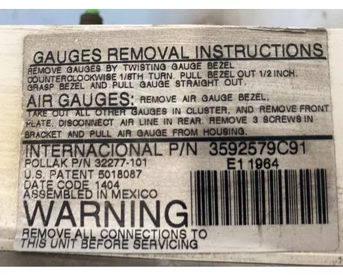 INTERNATIONAL 9200i Gauges (all)