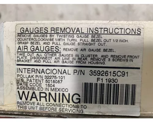 INTERNATIONAL 9200i Gauges (all)