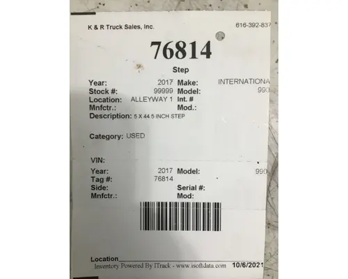 INTERNATIONAL 9200i Step