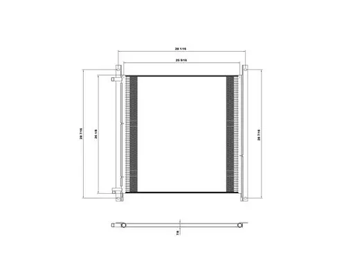 INTERNATIONAL 9300 AIR CONDITIONER CONDENSER