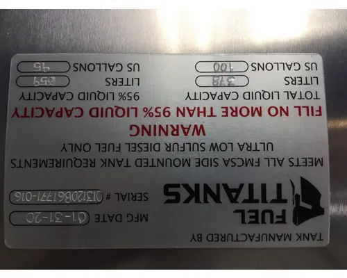 INTERNATIONAL 9400 1987-1996 FUEL TANK