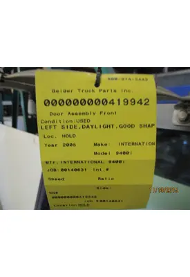INTERNATIONAL 9400I 2000-2007 DOOR ASSEMBLY, FRONT