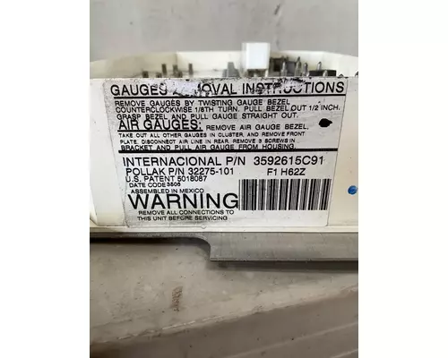 INTERNATIONAL 9400I Dash Panel