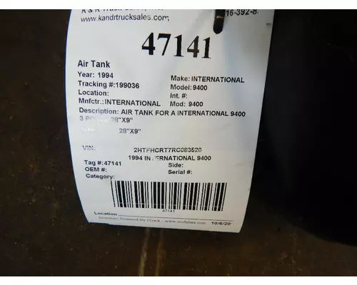 INTERNATIONAL 9400 AIR TANKS