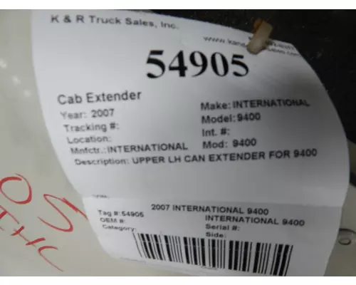 INTERNATIONAL 9400 Cab Extender 