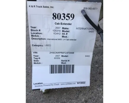 INTERNATIONAL 9400 Side Fairing