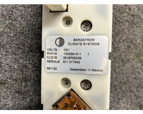 INTERNATIONAL 9400 Temperature Control