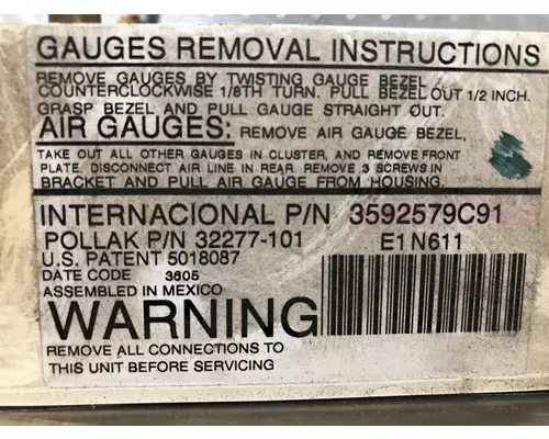 INTERNATIONAL 9400i Gauges (all)