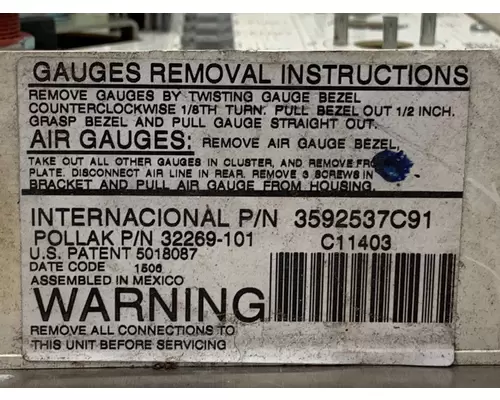 INTERNATIONAL 9400i Gauges (all)