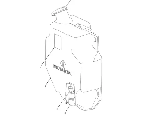 INTERNATIONAL 9400i Washer Solvent Reservoir