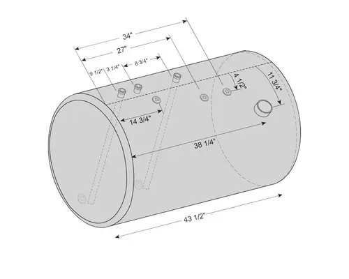 INTERNATIONAL 95-104 GALLON FUEL TANK