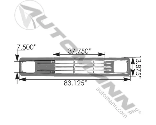 INTERNATIONAL 9600 1981-1988 GRILLE