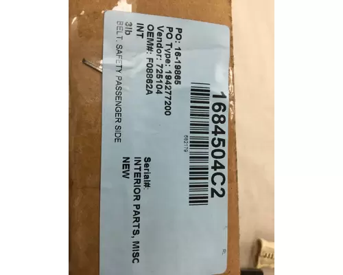 INTERNATIONAL 9700 Interior Parts, Misc.