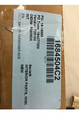 INTERNATIONAL 9700 Interior Parts, Misc.