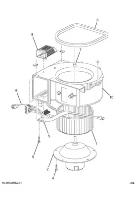 INTERNATIONAL 9800 Heater or Air Conditioner Parts, Misc.