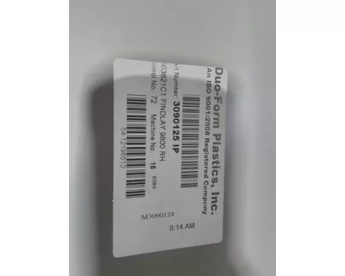 INTERNATIONAL 9800 Interior Parts, Misc.