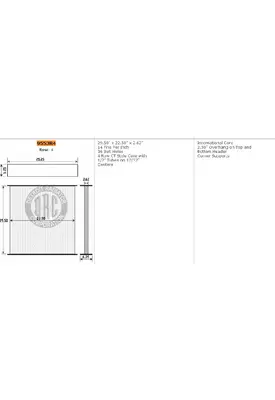 INTERNATIONAL 9800 Radiator