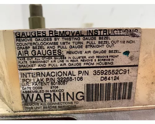 INTERNATIONAL 9900 Eagle Gauges (all)
