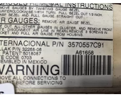 INTERNATIONAL 9900-IX Gauges (all)