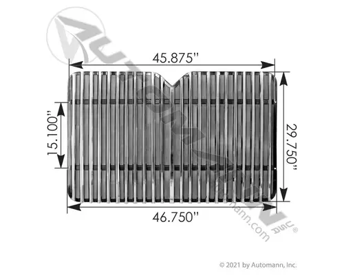 INTERNATIONAL 9900I 2000-2017 GRILLE