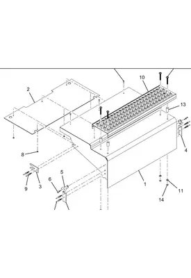 INTERNATIONAL 9900 Battery Box Cover