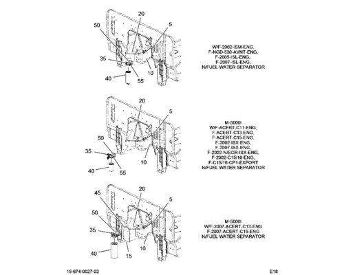 INTERNATIONAL 9900 Bracket, Misc