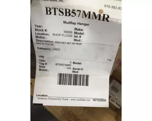 INTERNATIONAL 9900 Brackets, Misc.