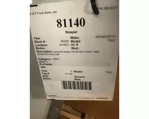 INTERNATIONAL 9900 Door Assembly, Front