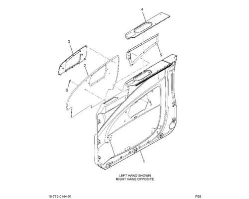 INTERNATIONAL 9900 Door Panel