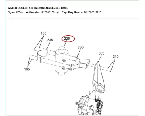 INTERNATIONAL 9900 ENGINE  ENGINE PARTS