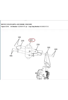 INTERNATIONAL 9900 ENGINE / ENGINE PARTS