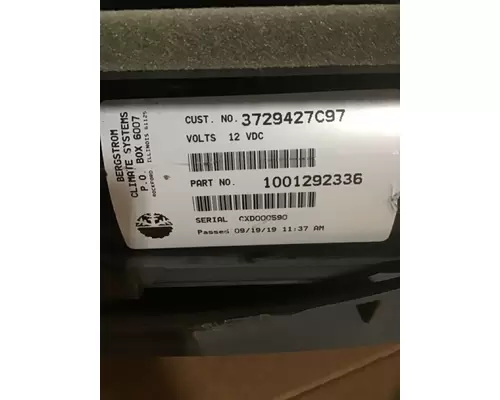 INTERNATIONAL 9900 Heater Assembly