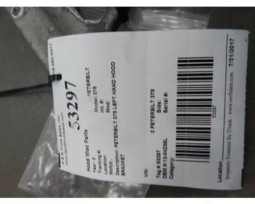 INTERNATIONAL 9900 Hood Misc Parts 