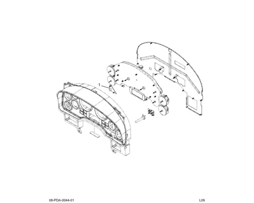 INTERNATIONAL 9900 Instrument Cluster