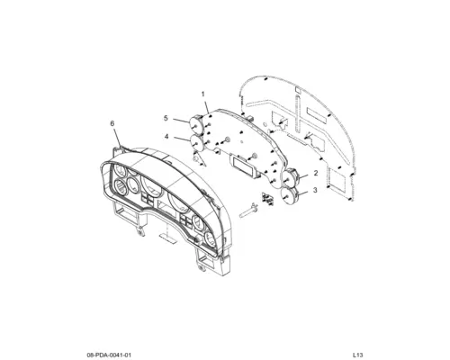 INTERNATIONAL 9900 Instrument Cluster